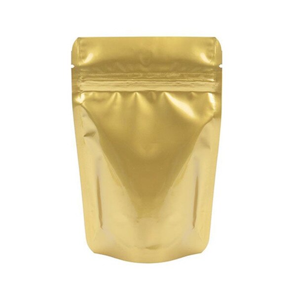 4 x 6 Stand Up Pouch -Metallic Gold